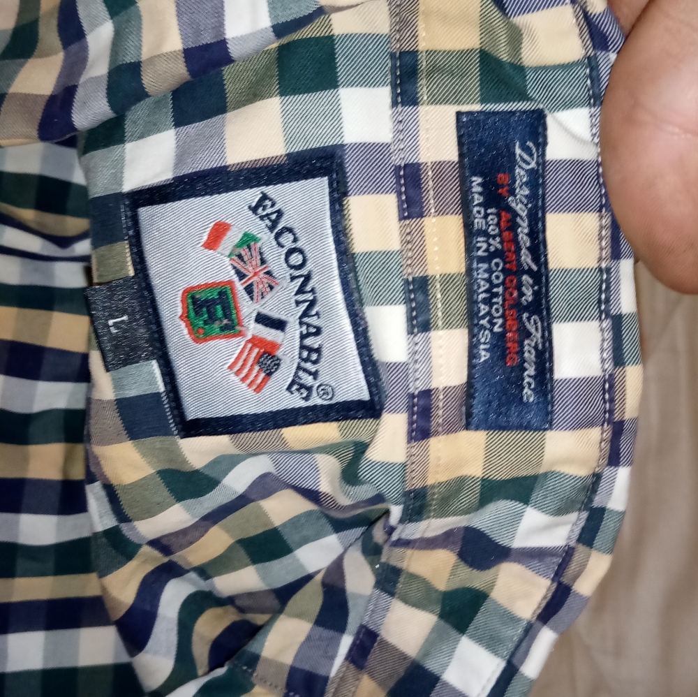 Facconable Button Up Shirt Preowned - image 4